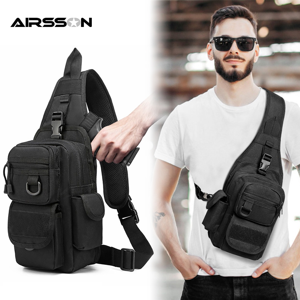 Tactical Pistol Bag Concealed  - Edc Concealed Carry Sling Bag review and price
