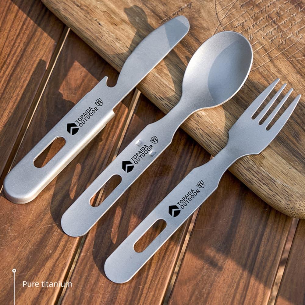 3 in 1 Titanium Camping Fork S - Edc Everyday Carry Knives review and price